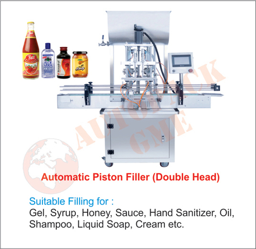 Automatic Oil Filling Machine (Double Head) / Automatic Liquid, Paste, Cream, Shampoo, Honey Filling Machine