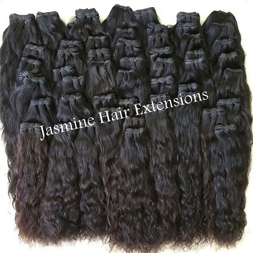 Natural Black Vintage Curly Human Hair