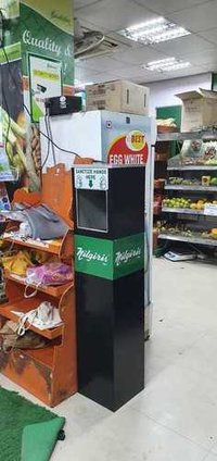 Stand Alone Automatic Sanitizer Dispenser - Metal, 5 Litres | Touchless Ultrasonic Sensor Technology, Economical For High Traffic Areas, Contactless Operation