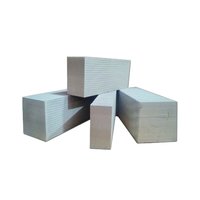Lightweight Block - Autoclaved Aerated Concrete, 625x200x125mm , Gray, Rough Design, Eco-friendly, Fire Resistant, Soundproof, Lightweight, Easy Installation