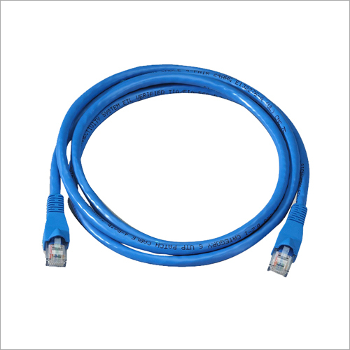 CAT6 1 Mtr Patch Cord - Single Mode Fiber Optic, Plastic Material | Ideal for Airports, Hotels, Restaurants, Schools, and More