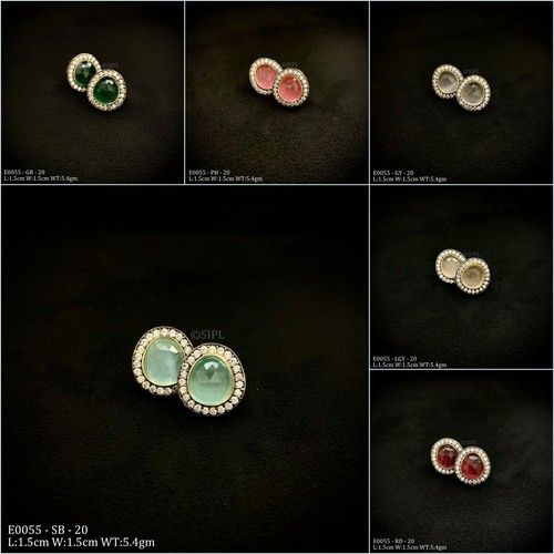 Beautiful Colored Stone Earring