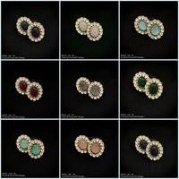 Amazing Carved Stone Earring