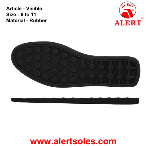 Visible Rubber Casual Shoe Sole