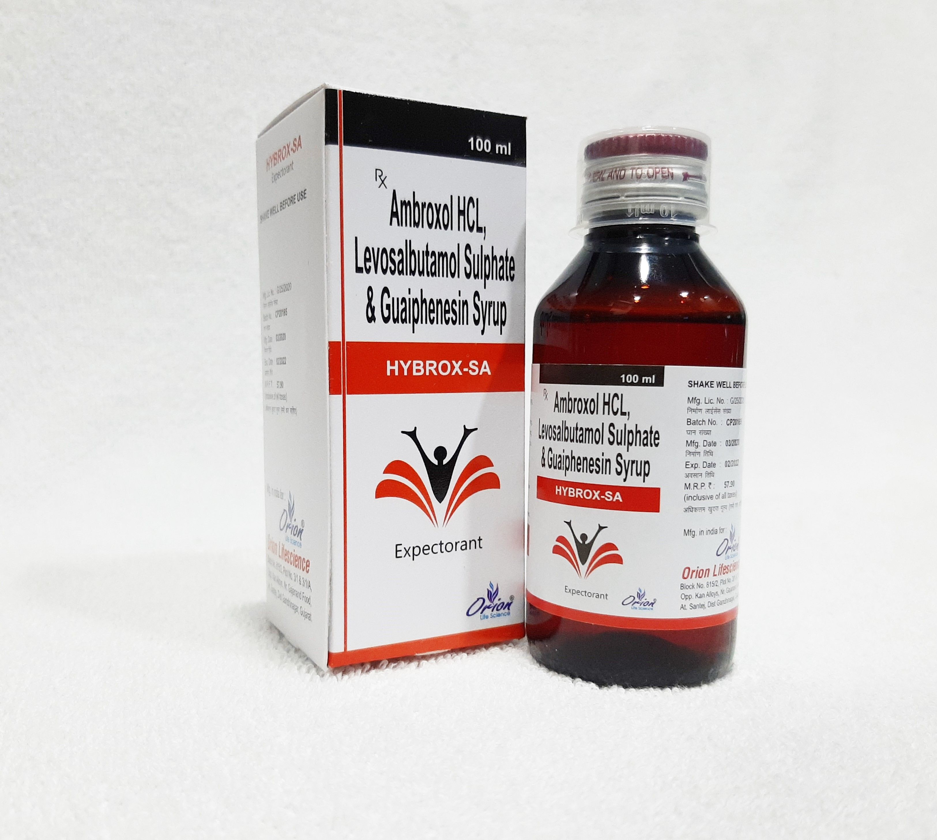 Ambroxol Hcl, Levosalbutamol & Guaiphenesin Syrup