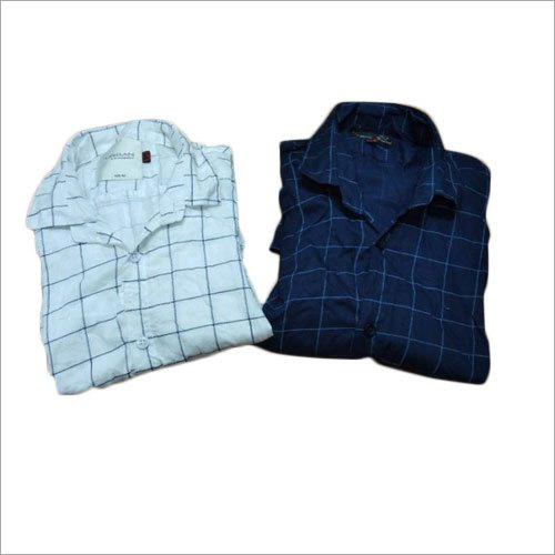 Mens Cotton Checked Shirts