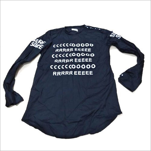 Mens Printed Casual Cotton T Shirt