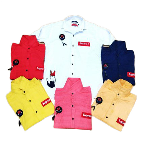 Mens Full Sleeves Plain Shirts