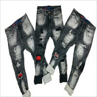 Mens Damage Denim Jeans