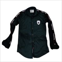 Mens Long Sleeve Striped Side Printed Shirts