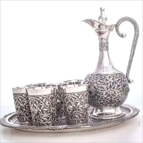 Polished 925 Silver Article Surahi