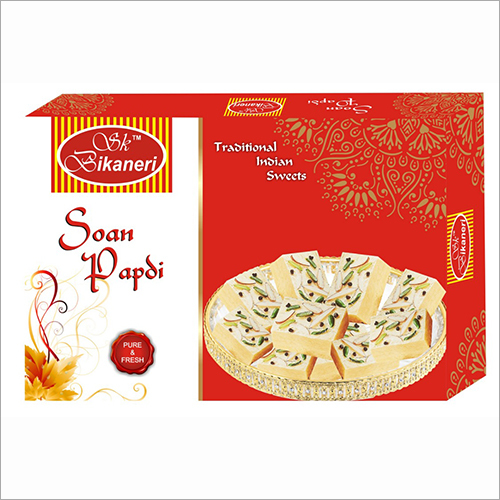 Traditional Indian Sweet Soan Papdi