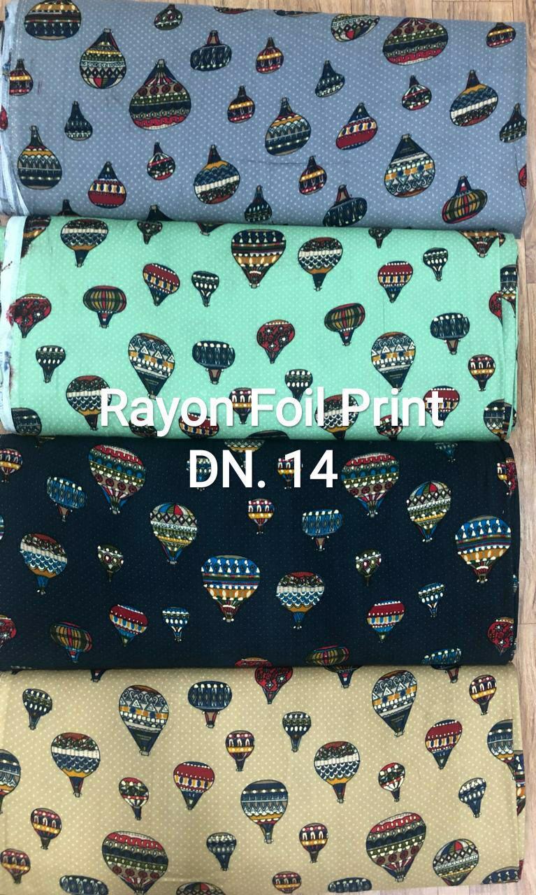 Printed Rayon Fabrics