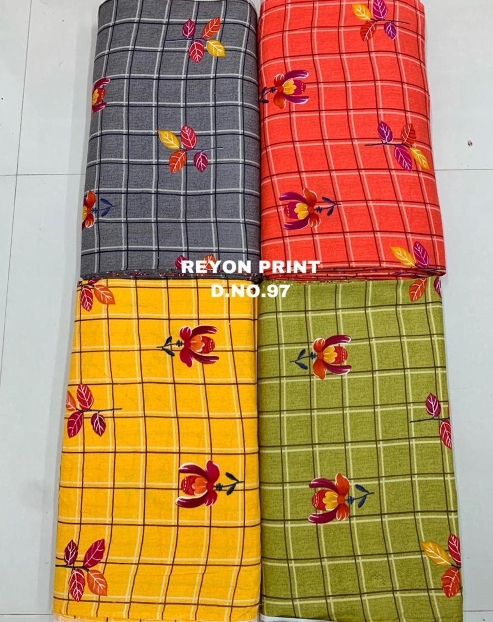 Printed Rayon Fabrics