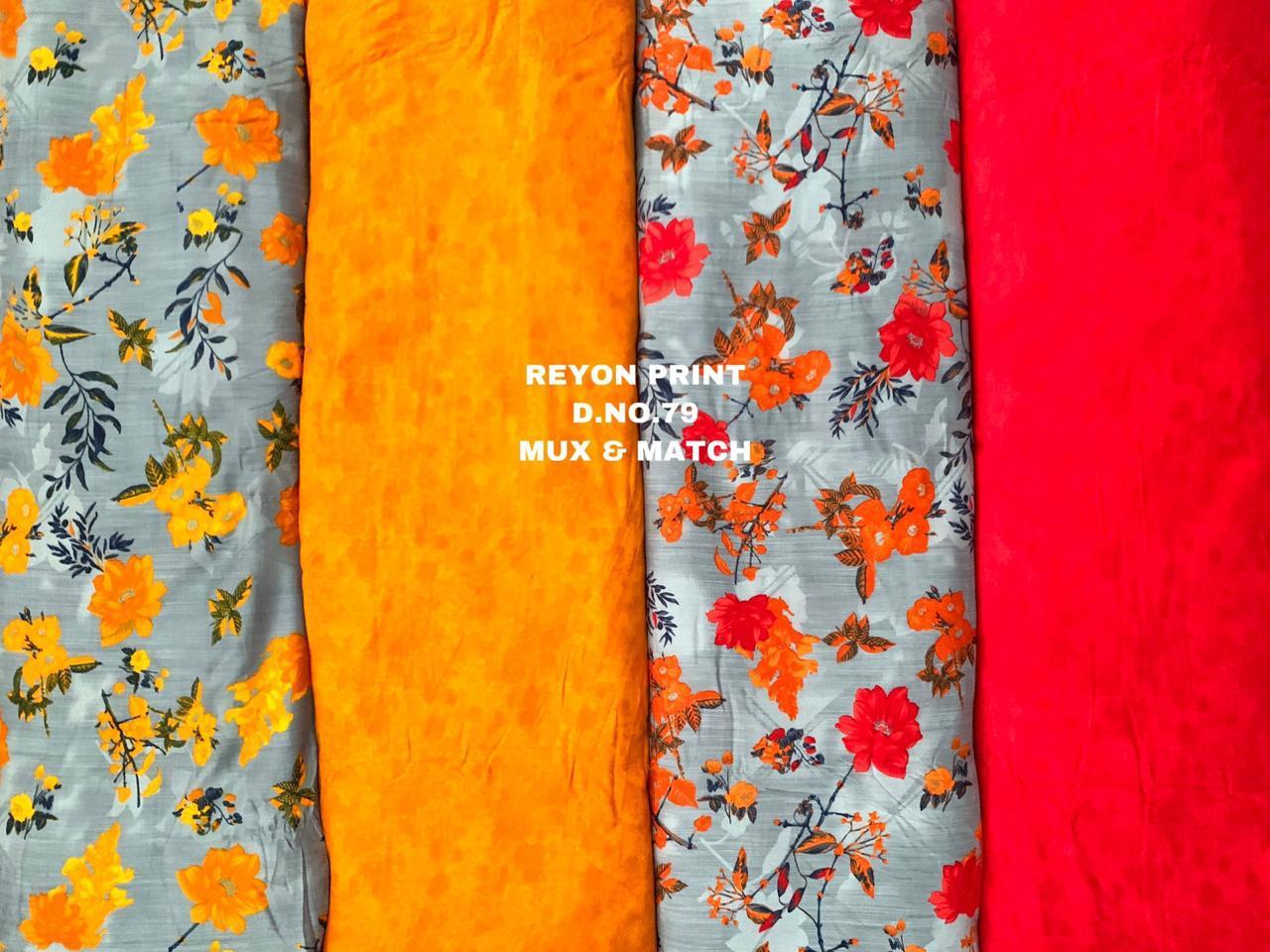 Printed Rayon Fabrics