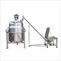 Syrup Manufacturing Tank With Screw Feeder