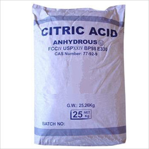 Anhydrous Citric Acid - Grade: Food Grade