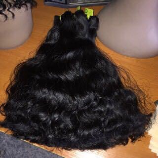 Indian hair wefting