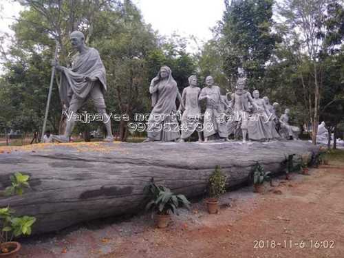 Stone Mahatma Gandhi Statue