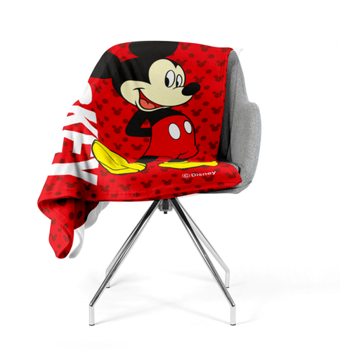 Disney Willow Mickey Fleece Blanket Single Bed (150cmx220cm)