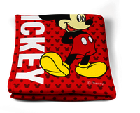 Disney Willow Mickey Fleece Blanket Single Bed (150cmx220cm)