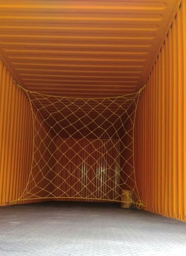 Orange Container Cargo Net
