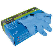 Blue/White Gloveplus Vinyl Powder-Free Gloves