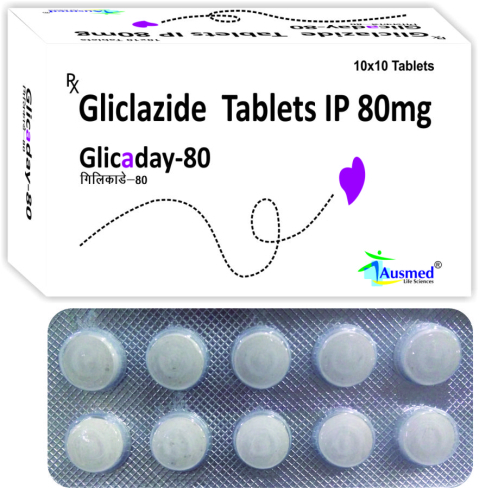 Glicazide IP 80mg./GLICADAY 80