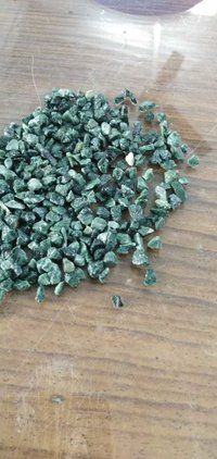 natural green color natural Marble crushed and water wash gravels or Chips for terrazzo special crushed chips