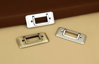 Chest Handles - Zinc Alloy, 50x25mm, Silver | Screw-on Mounting, Various Finishes, Ideal For Chests And Drawers, Perfect For Furniture And Cabinetry