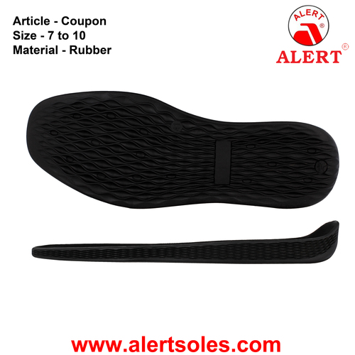 Coupon Black Rubber Casual Shoe Sole