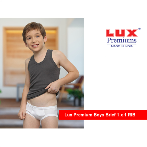 Lux Premium Boys 1x1 RIB Brief By V. SHANTILAL & CO.