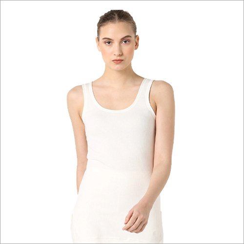 Ladies White Vest By V. SHANTILAL & CO.