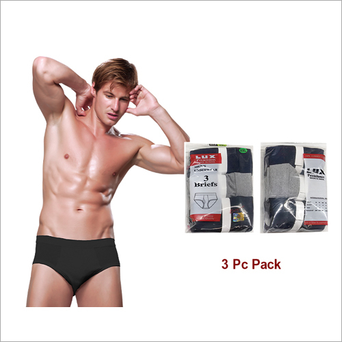 Lux Premium 3 Pc Pack Brief Underwear By V. SHANTILAL & CO.