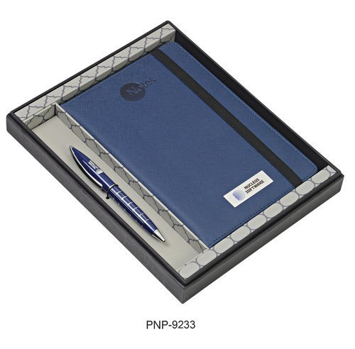 Blue Colour 3 In 1 Corporate Gift Set