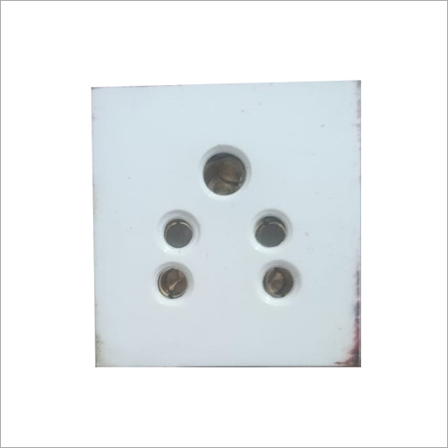 Home Switch Board - Plastic, 80x80 mm, White, 15A, 230V | Durable Design, Heat Resistant, Shockproof, Reliable Performance