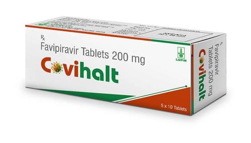 Covihalt - 200mg Favipiravir Tablets | 10 Count, Antiviral Medicine, Effective Dosage