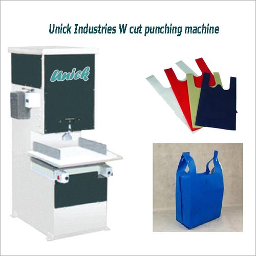 Non Woven W Cut Punching Machine By UNICK INDUSTRIES