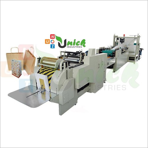 Fully Automatic Paper Bag Making Machine