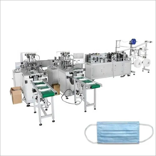 auto3 ply nonwoven fabric disposable medical facemask facial surgical face mask making machine