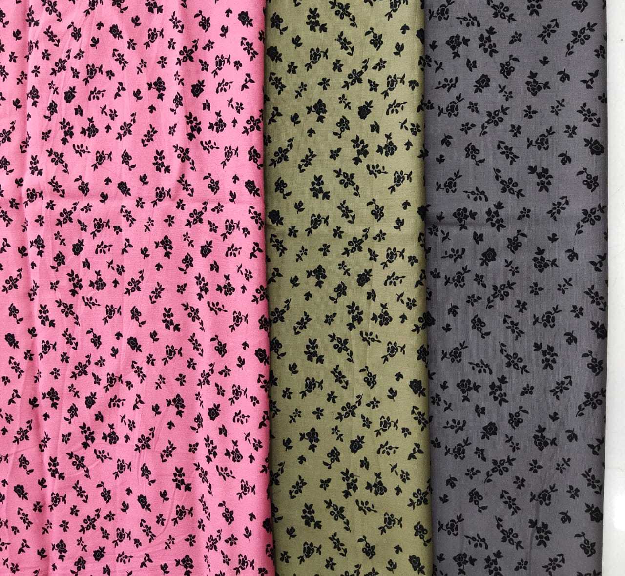 New Rayon Printed Fabric