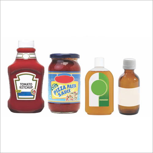 Multicolor Distilleries Food Pet-Glass Bottle Labels