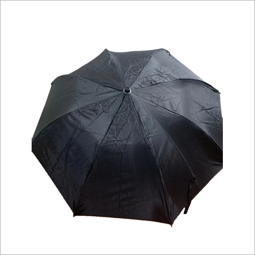 Auto 3 - Fold Black Heavy Umbrella