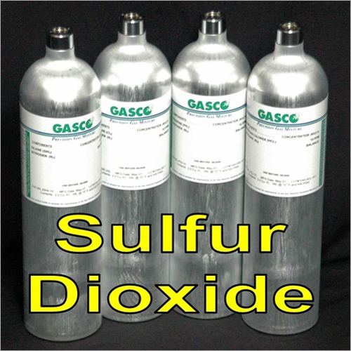 Pure Sulfur Dioxide Gas By PRATHAM INDUSTRIES