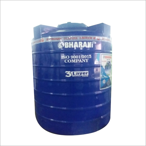 Blue 3 Layer Pvc Water Storage Tank