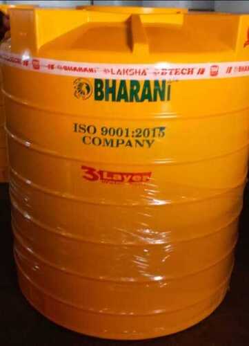 Sturdy Construction Yellow Four Layer Pvc Water Storage Tank (1000 Ltr) at  7000.00 INR in Beldanga