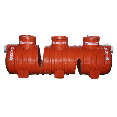 Red Septic Water Storage Tank