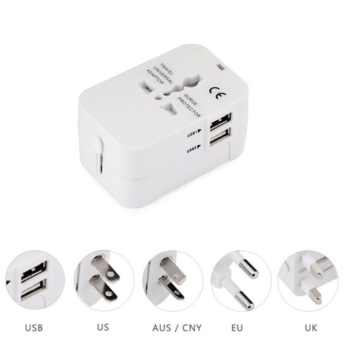 202 International Power Adapter Dual Usb Port Application: Truly Universal: With The Usa