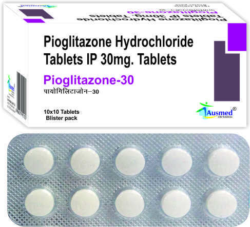 Pioglitazone Hydrochloride Tablets IP 15 MG/Pioglitazone-15