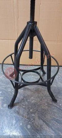 Iron and Wooden Stool